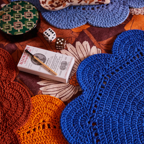 Chumo Crochet Placemat Set - Lapis