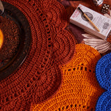 Chumo Crochet Placemat Set - Lapis