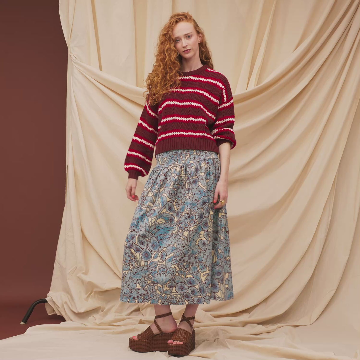 Carmila Knit Jumper - Garnet