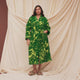 Lucia Towelling Robe - Kelp