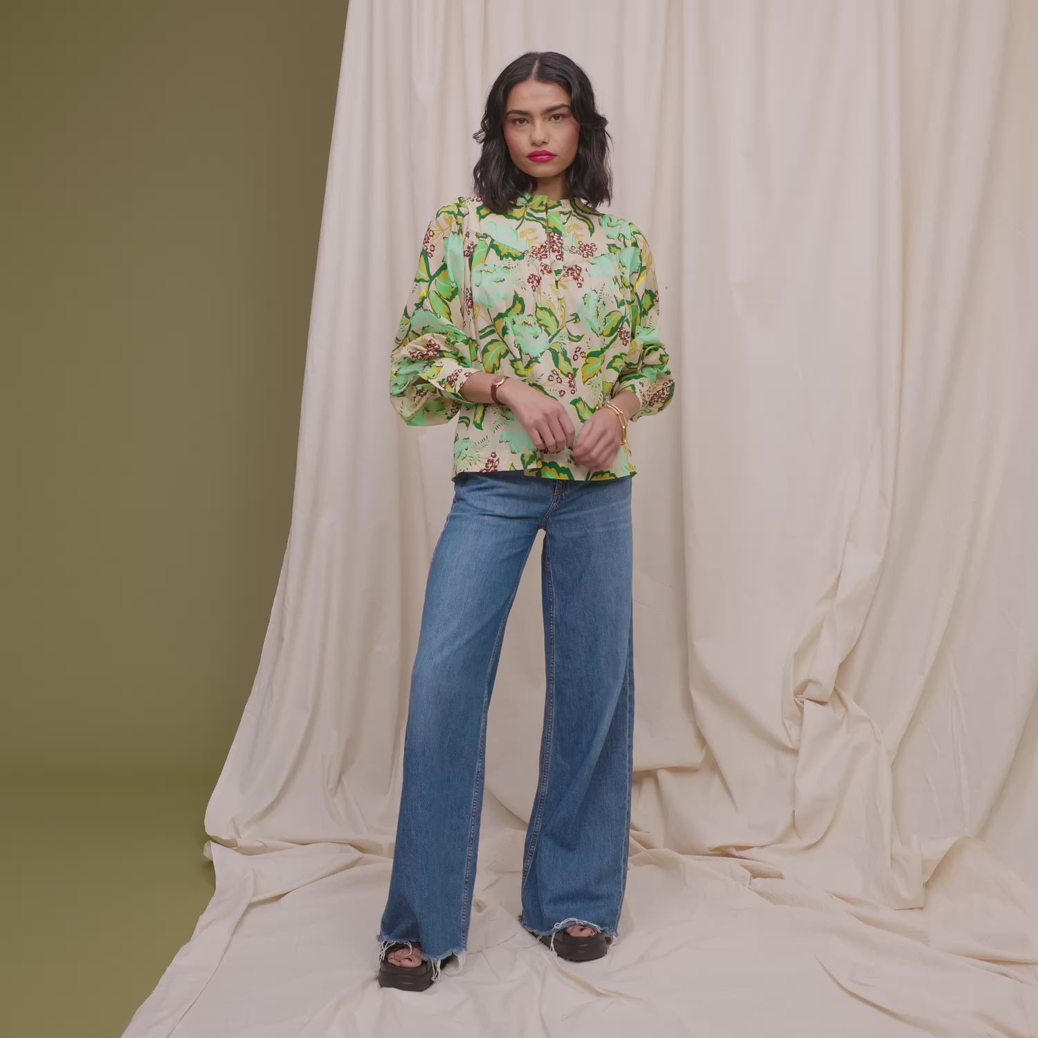 Margot Blouse – Sage and Clare