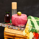 Hazel Canister - Crimson-La Palma