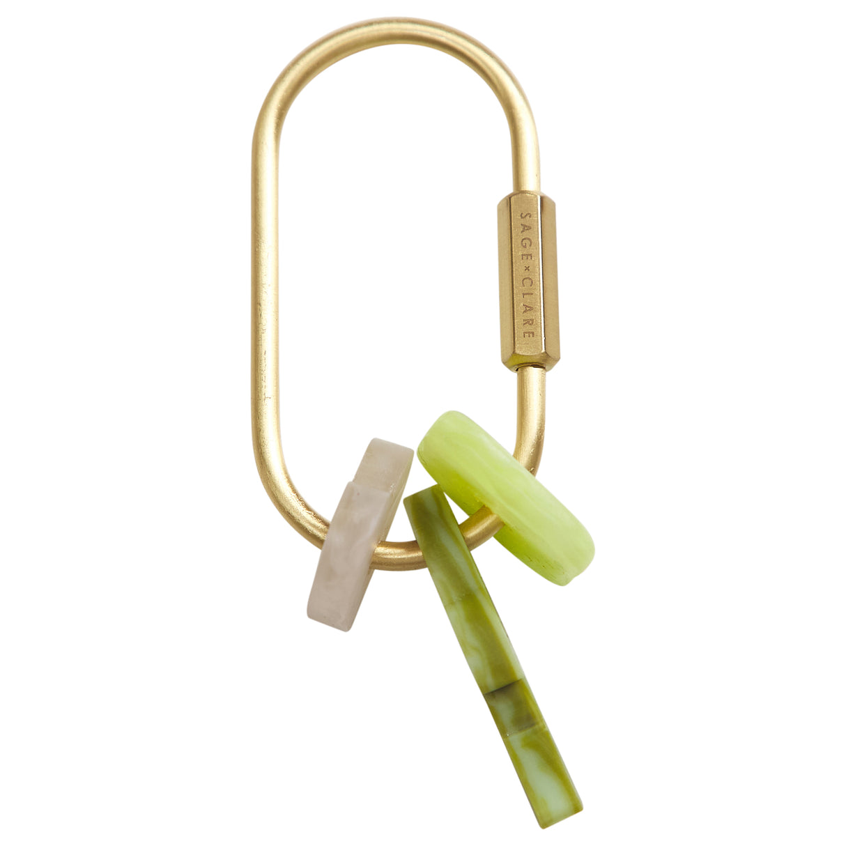 Resin Charm Key Ring