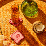 Malorie Coaster Set of 2 - Crimson