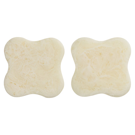 Malorie Coaster Set of 2 - Pearl