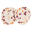 Fenella Coasters - Set of 2 - Nougat Terrazzo