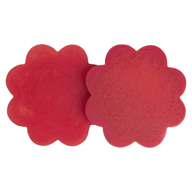 Cecilia Coasters - Set of 2 - Raspberry