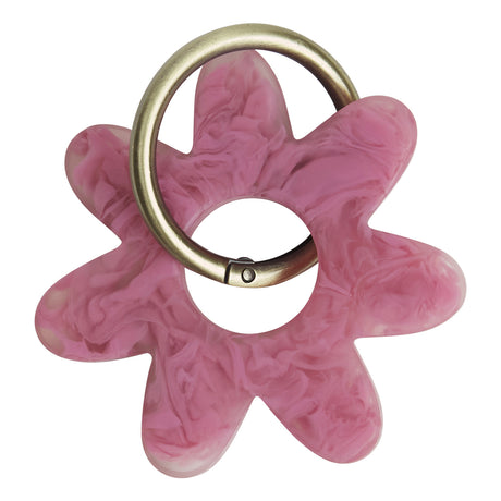 Whitney Key Ring - Fuchsia