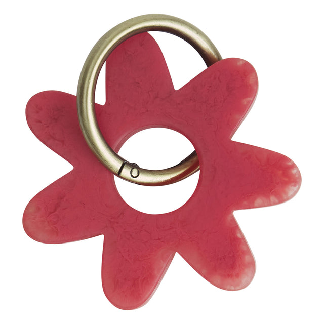 Whitney Key Ring - Raspberry