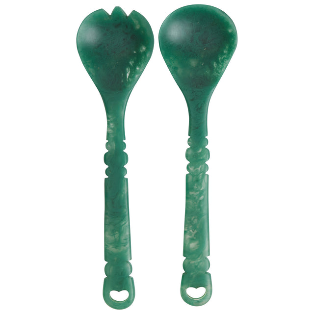 Wilkie Salad Servers - Forest