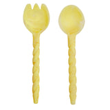 Rose Salad Servers - Aspen Gold