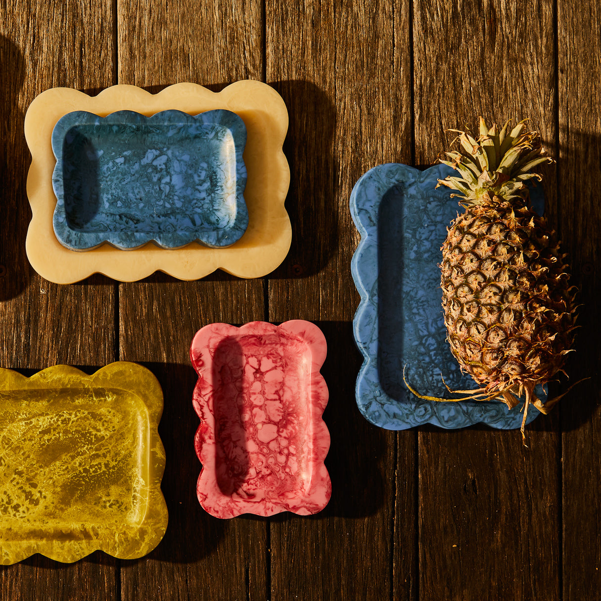 Beau Small Tray - Crimson