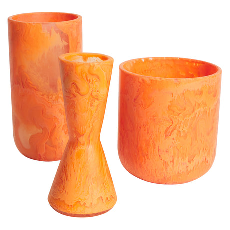 Amisha Vase - Persimmon