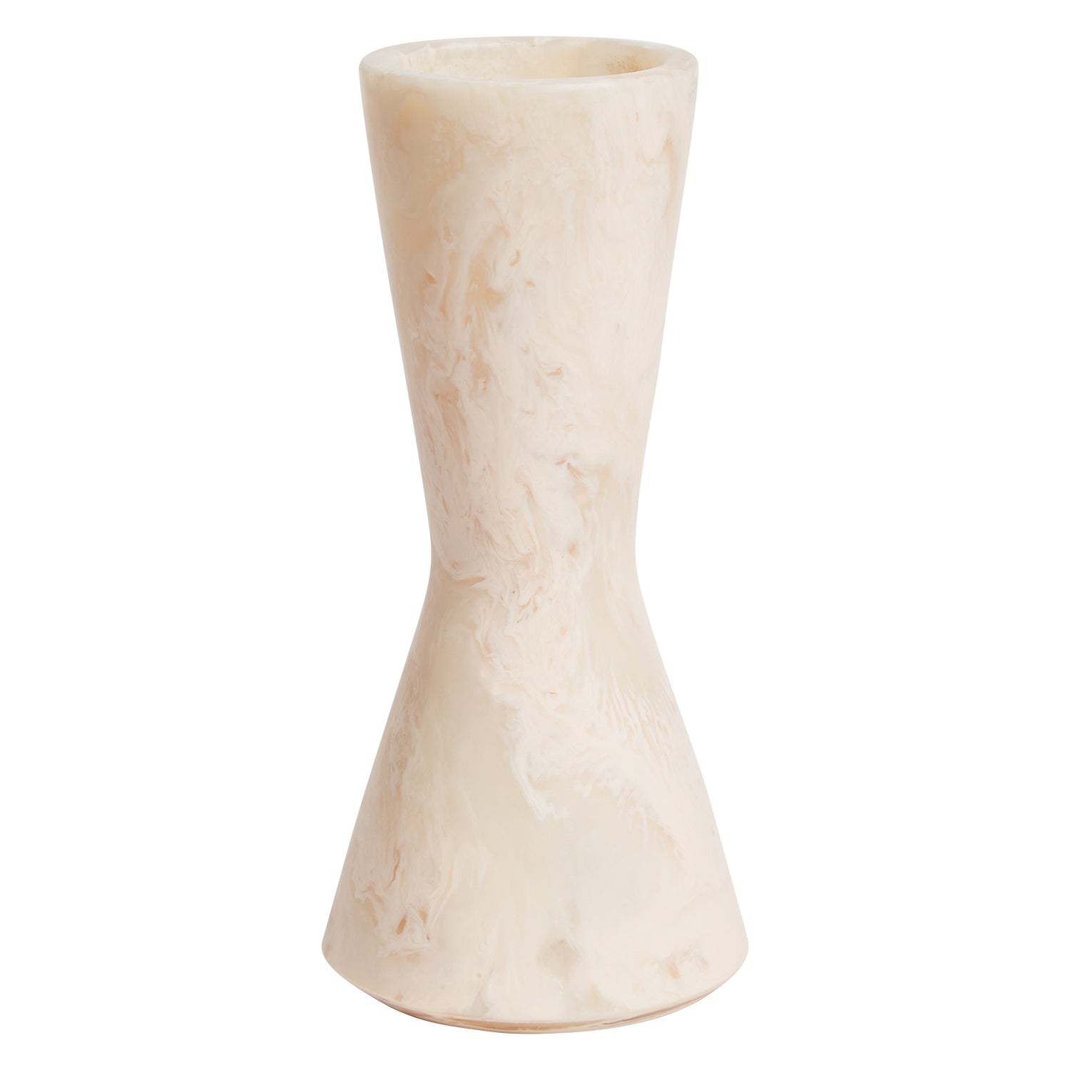 Resin Vase in Crema