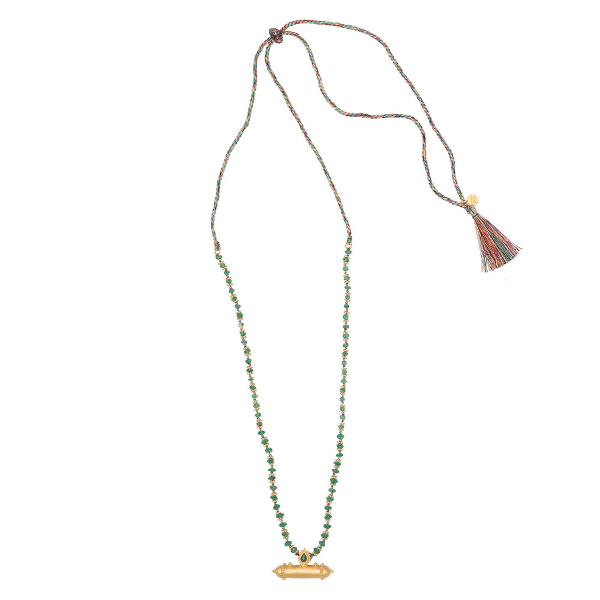 Taj Necklace - Green Aventurine