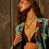 Taj Necklace - Green Aventurine