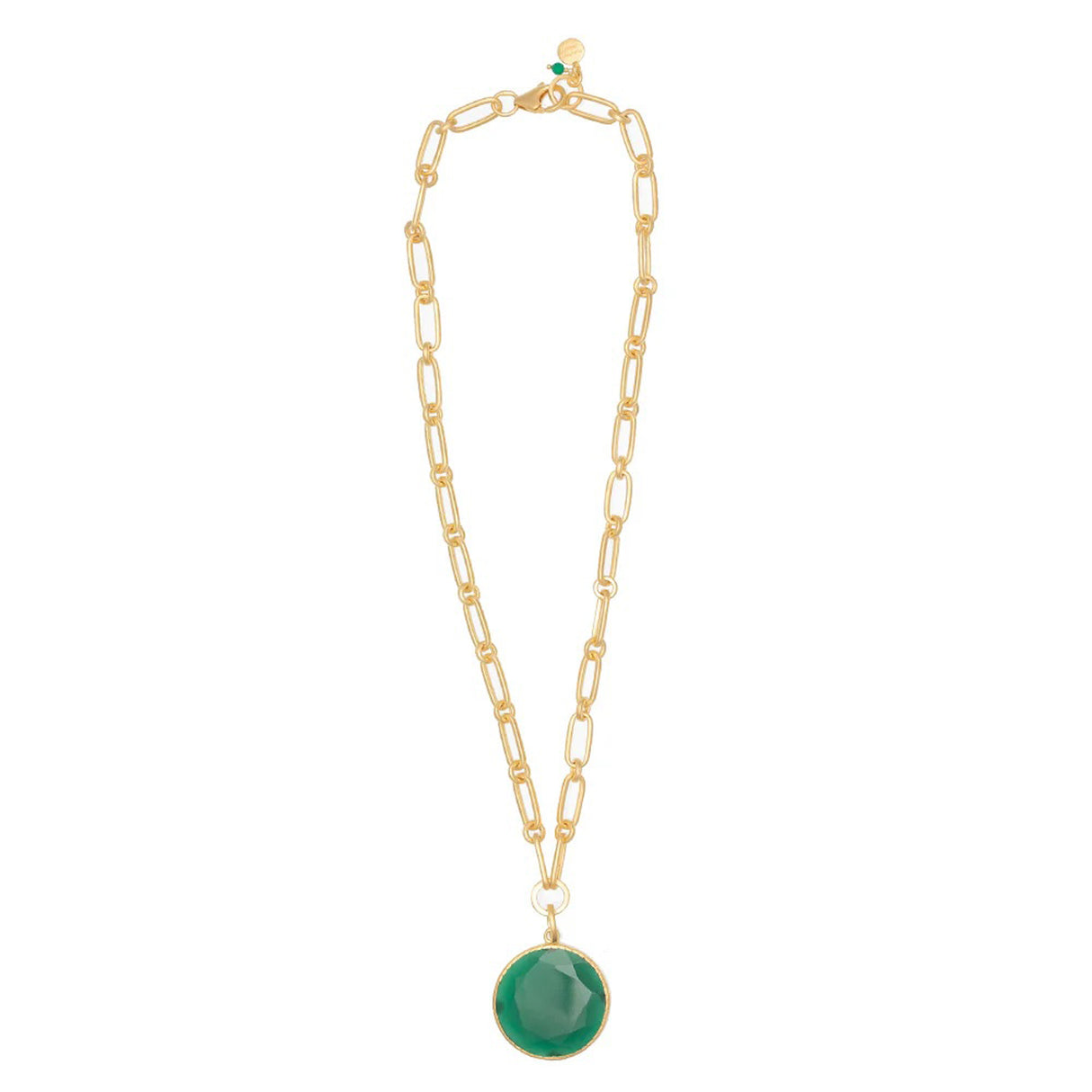 Jardin Necklace - Green Onyx