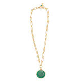 Jardin Necklace - Green Onyx