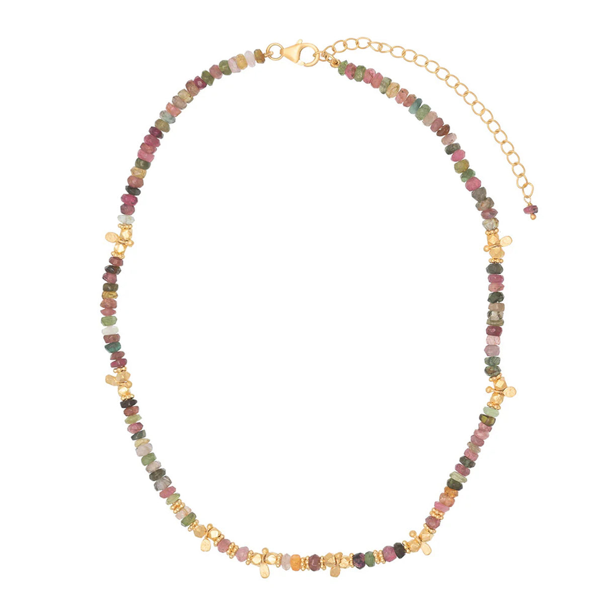 Saffron Necklace - Multi Tourmaline