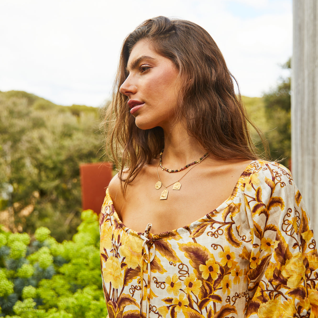 Saffron Necklace - Multi Tourmaline