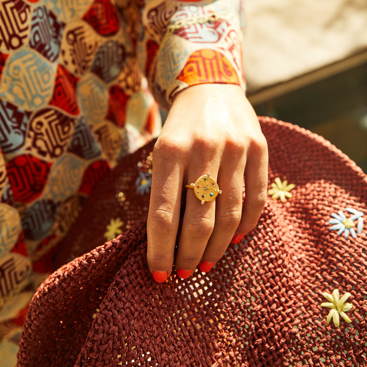 Souk Ring - Mixed Stone