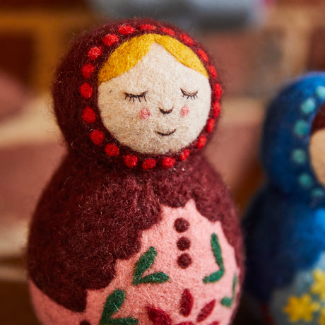 Bernadette Felt Nesting Dolls
