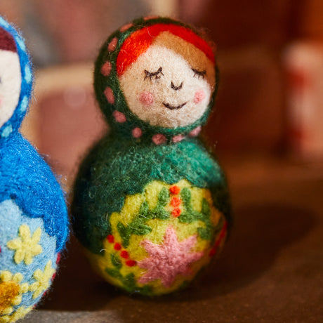 Bernadette Felt Nesting Dolls