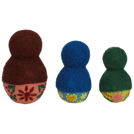 Bernadette Felt Nesting Dolls