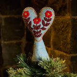 Delilah Felt Heart Tree Topper
