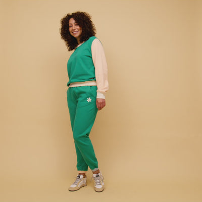 Bexley Cotton Trackpant - Teal