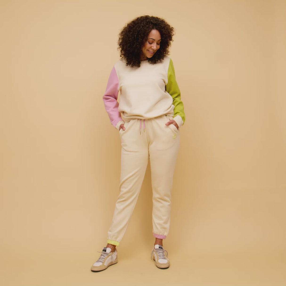 Bexley Cotton Trackpant - Vanilla