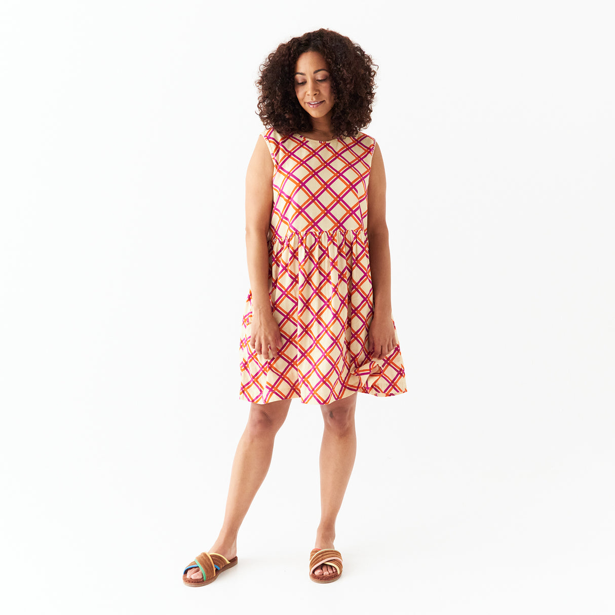 Sage X Clare Celeste Collection Annabell Check Dress