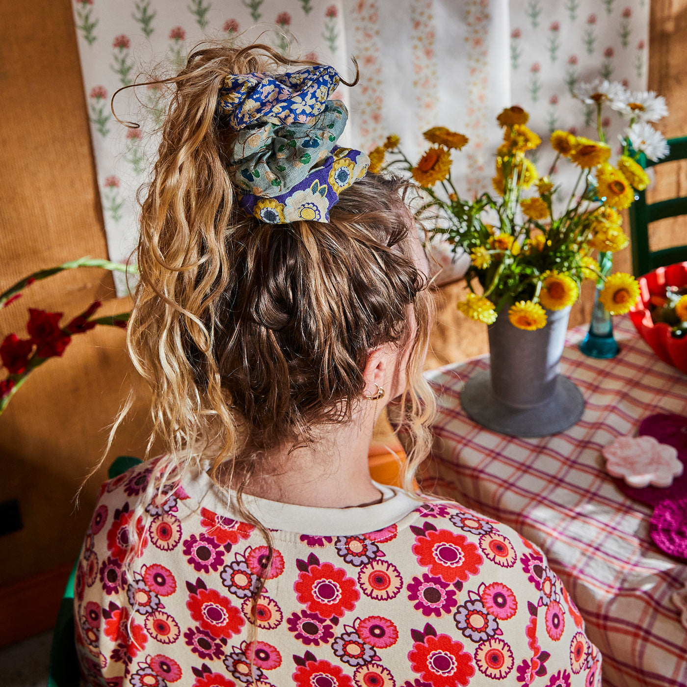 Sage X Clare Celeste Collection Aubrey Hair Scrunchie Set