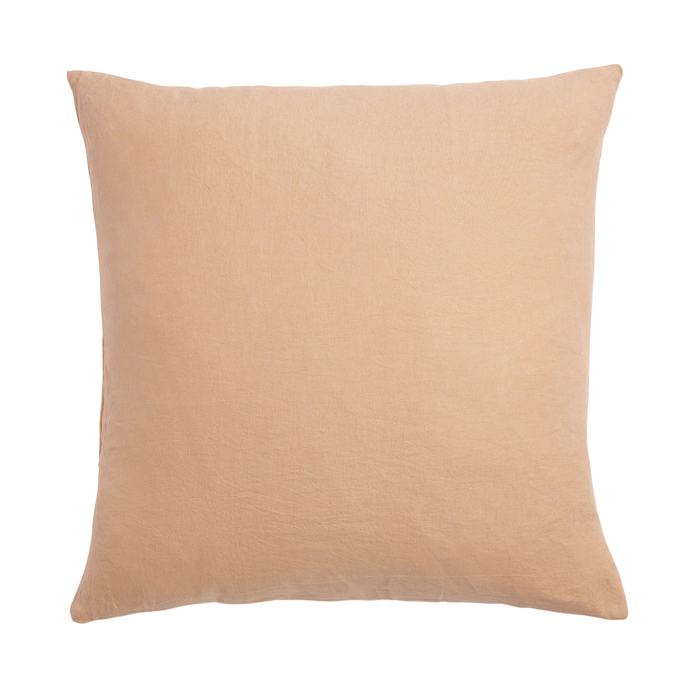 Cashew French Flax Linen Euro Pillowcase Set 