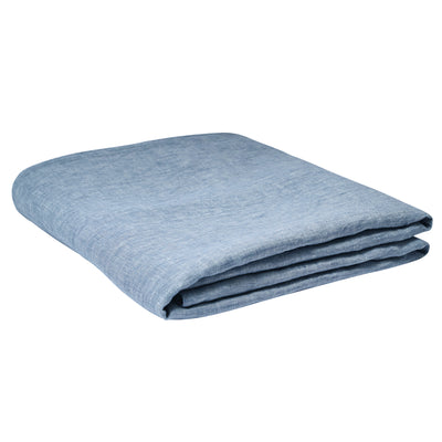 Linen Fitted Sheet - Chambray