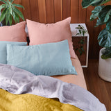 Dusk French Flax Linen Euro Pillowcase Set