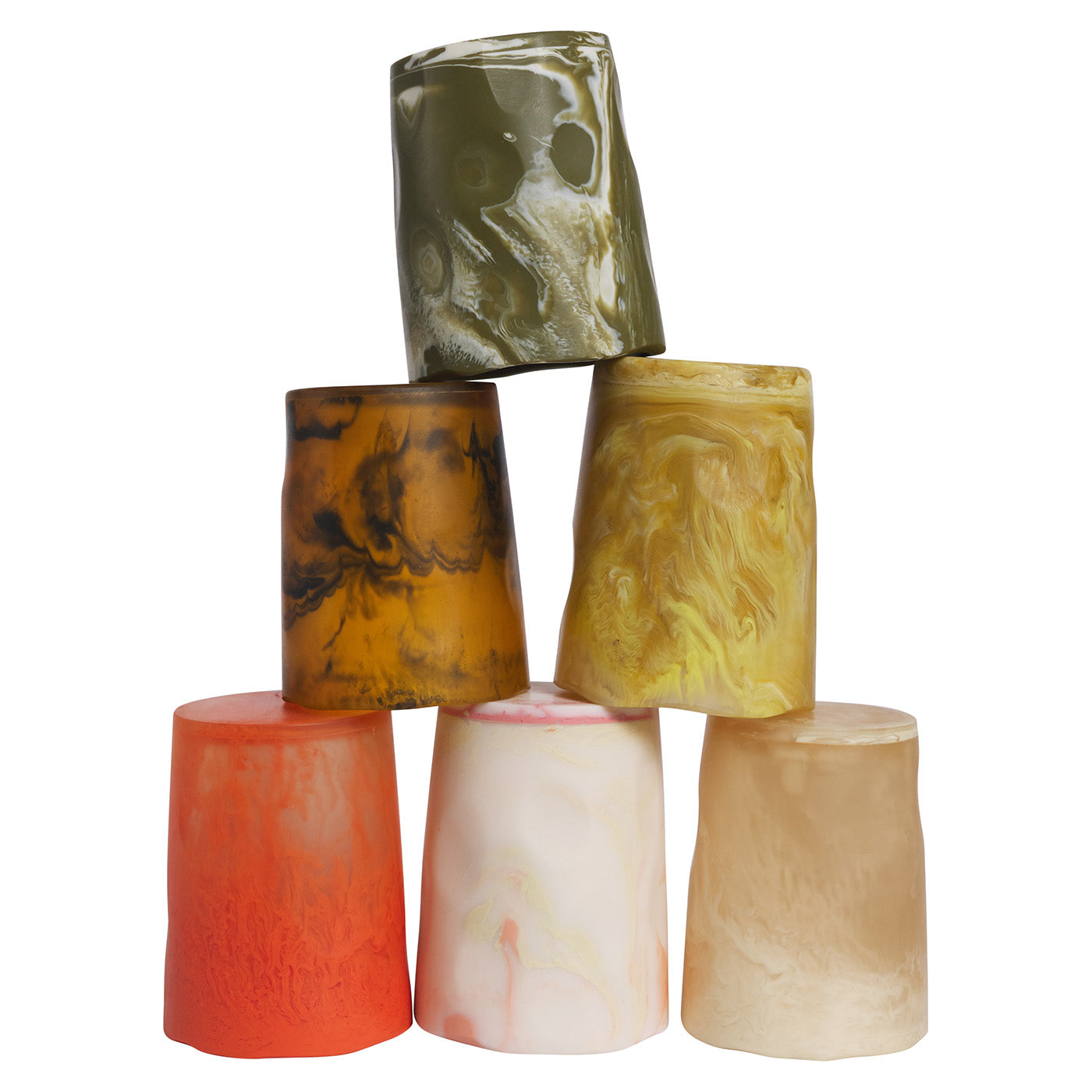 Sage x Clare Resin Earl Vessel - Treacle