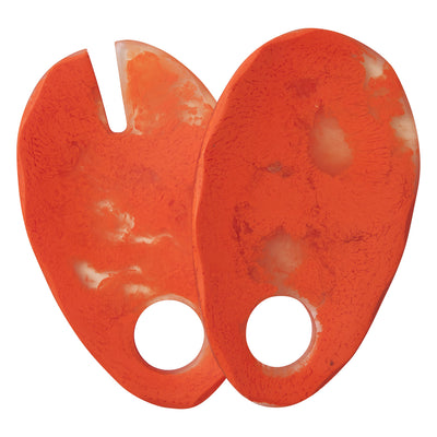 Sage x Clare Resin Inez Pair of Servers - Marmalade