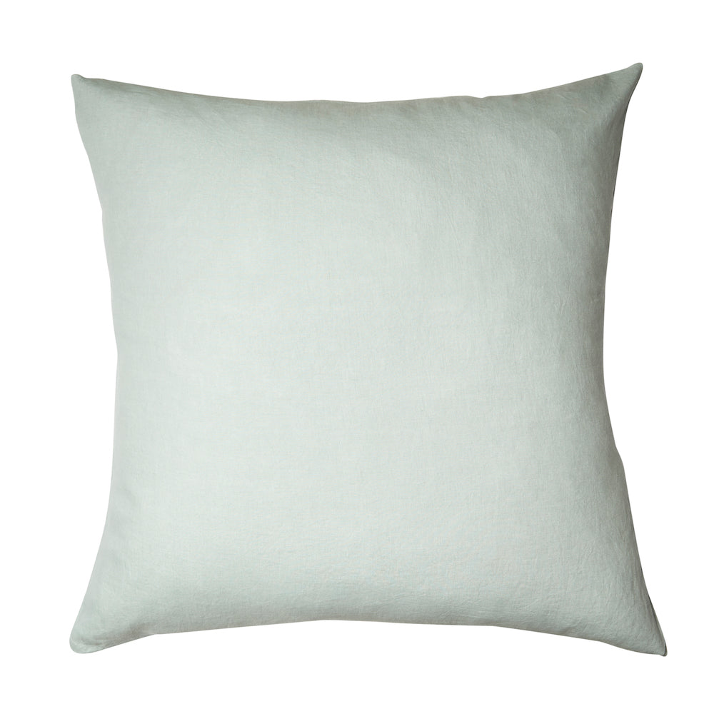 Linen Euro Pillowcase Set Moonlight