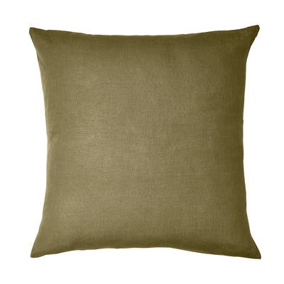 Linen Euro Pillowcase Set Moss