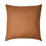 Linen Euro Pillowcase Set Tobacco