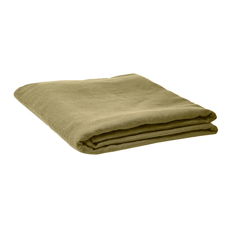 Linen Flat Sheet Moss