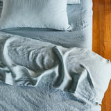 Moonlight French Flax Linen Flat Sheet