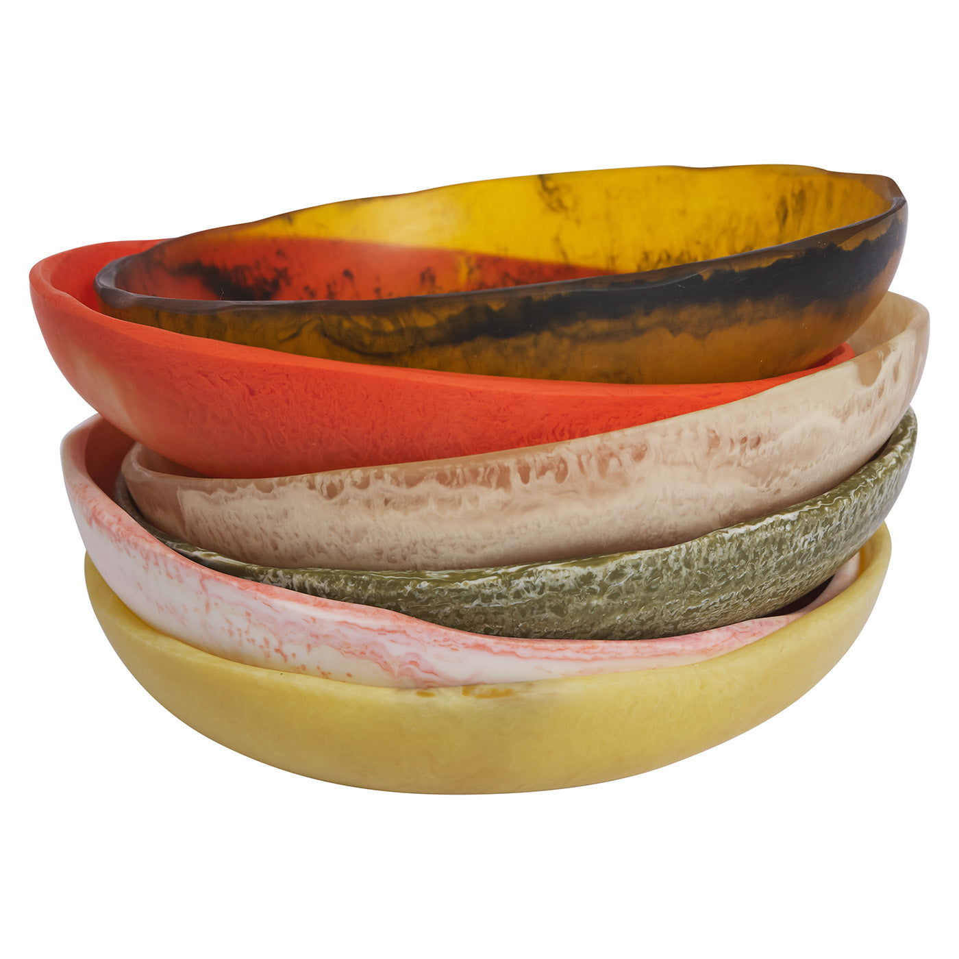 Sage x Clare Resin Toni Bowl - Marmalade
