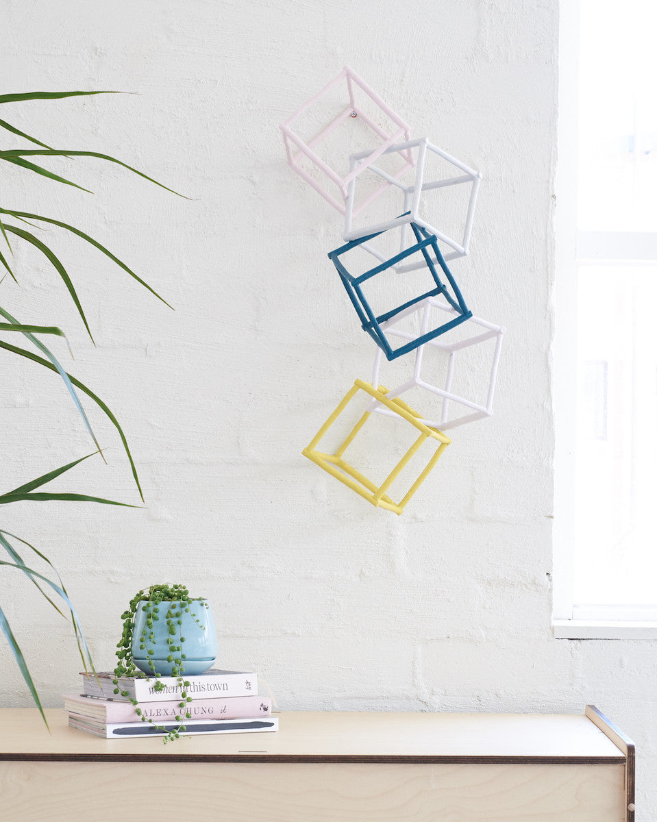 Twig Cube Sculpture by Twiggargerie