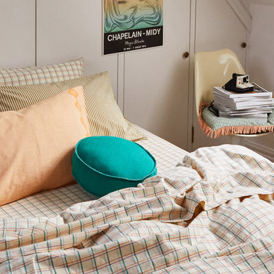 Rylie Round Cushion - Teal Default Title