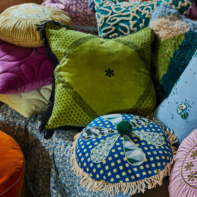 Maryport Velvet Cushion - Sprout Default Title
