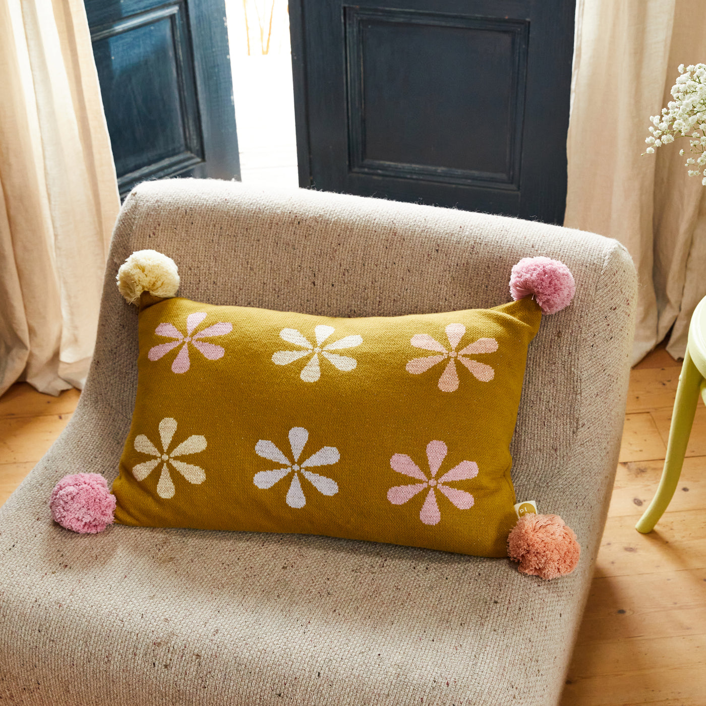 Batley Flower Cushion Default Title