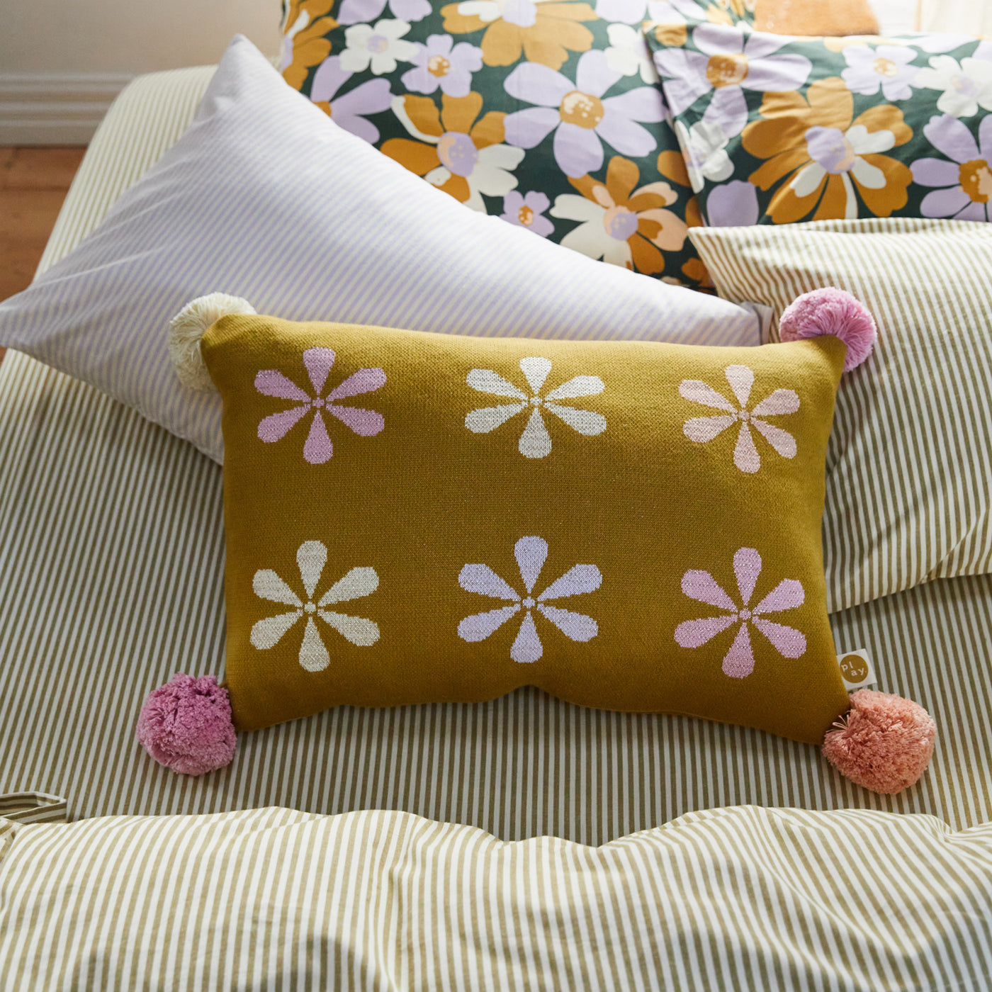 Batley Flower Cushion Default Title