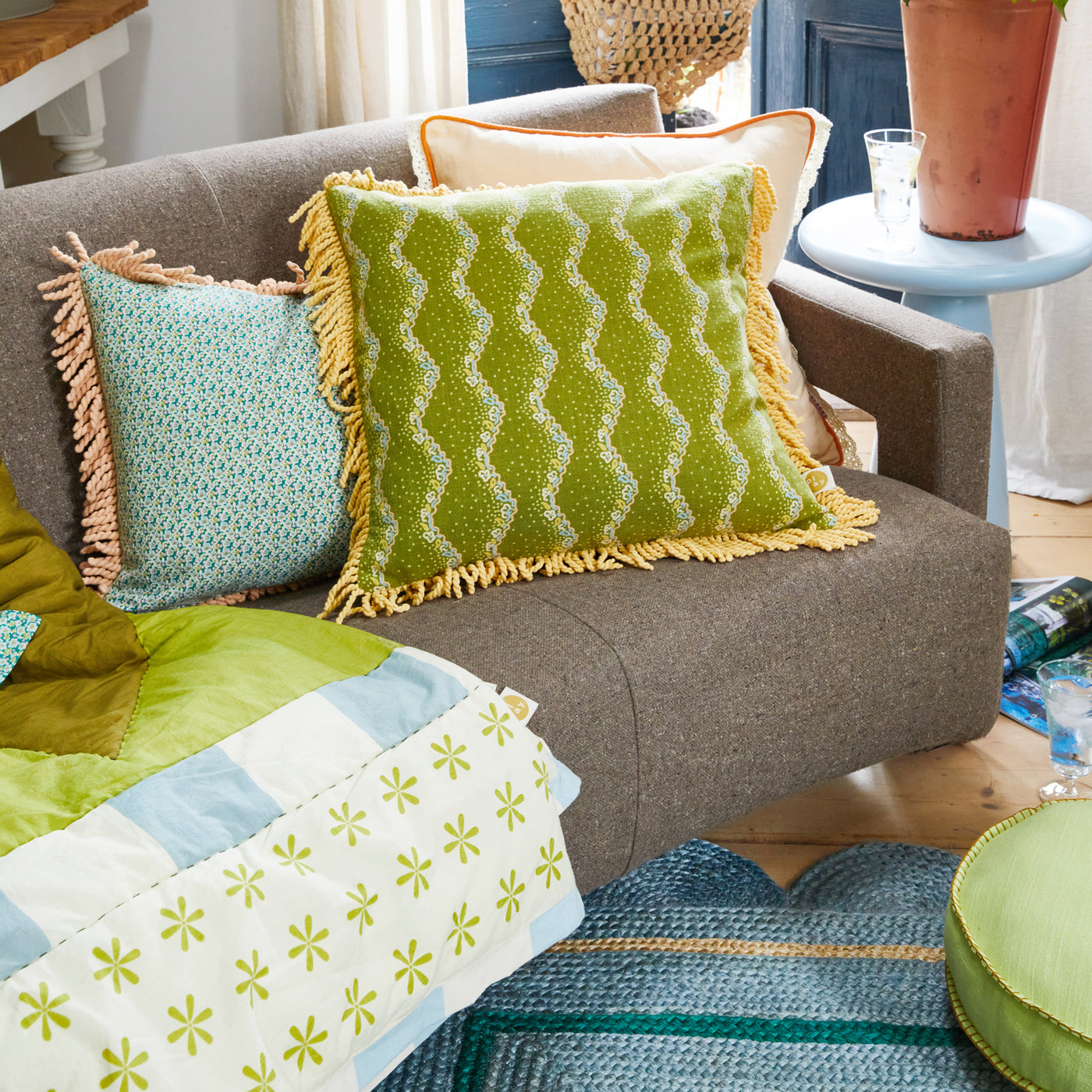 Oundle Fringe Cushion Default Title